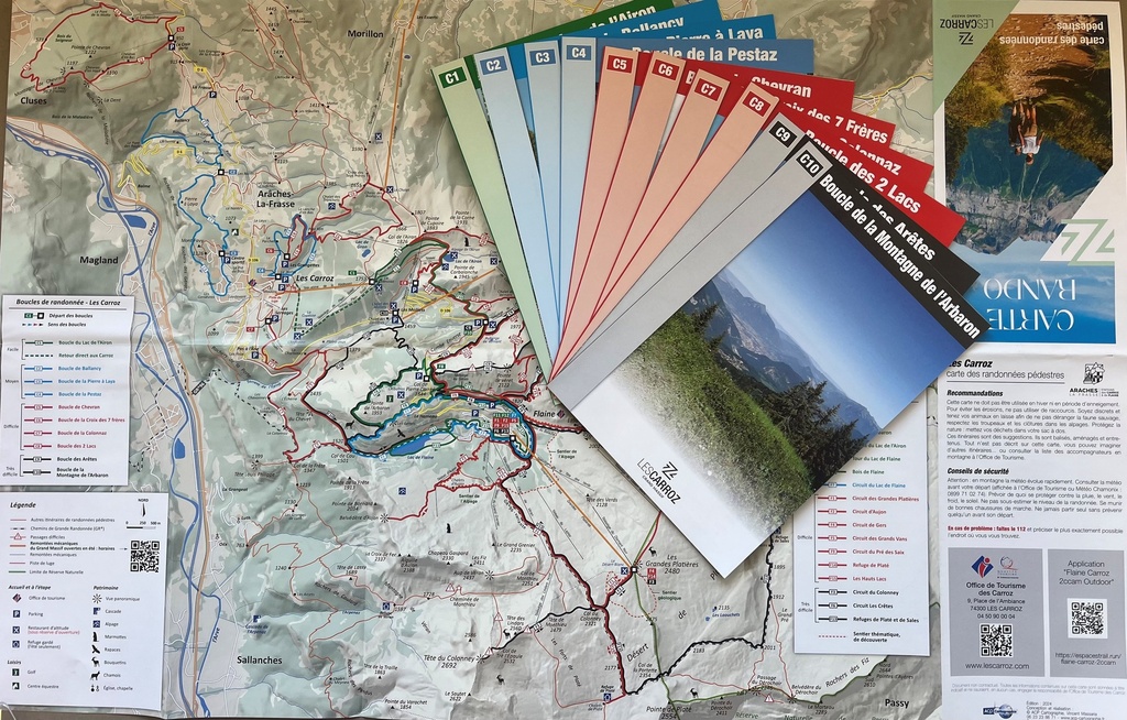 Topo de randonnées "Les Carroz-Flaine"